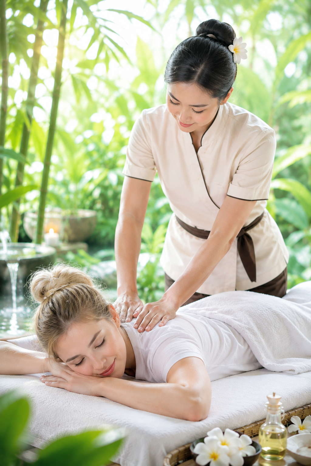 Reflexology foot massage